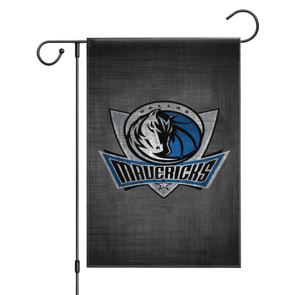 Dallas Mavericks Hardwood 2 Garden Flags Yard Outdoor Lawn 12 X 18