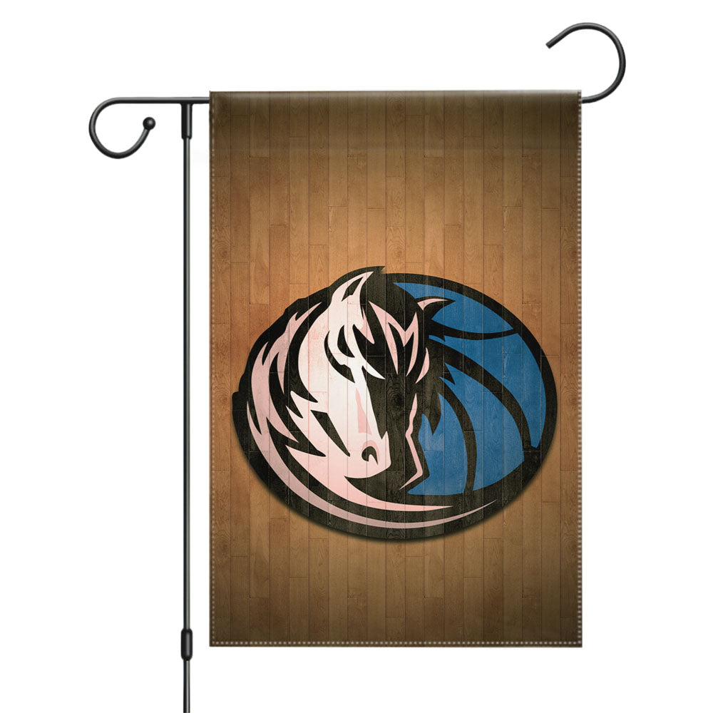 Dallas Mavericks Hardwood Garden Flags Yard Outdoor Lawn 12 X 18