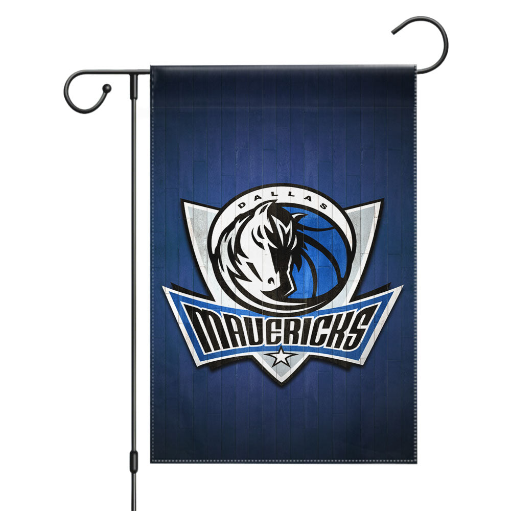 Dallas Mavericks Logo Garden Flags Yard Outdoor Lawn 12 X 18