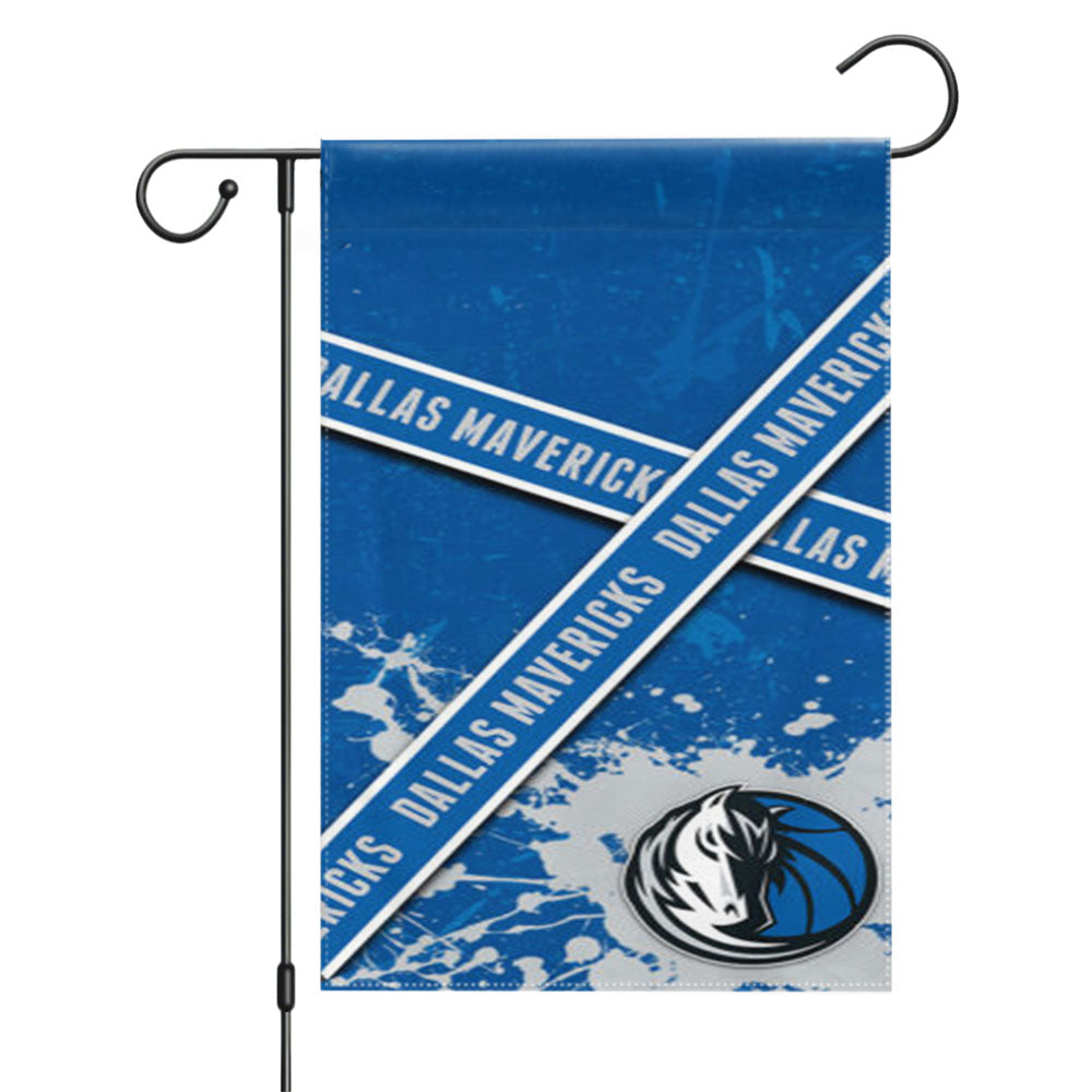 Dallas Mavericks Nba Basketball Garden Flags Yard Outdoor Lawn 12 X 18