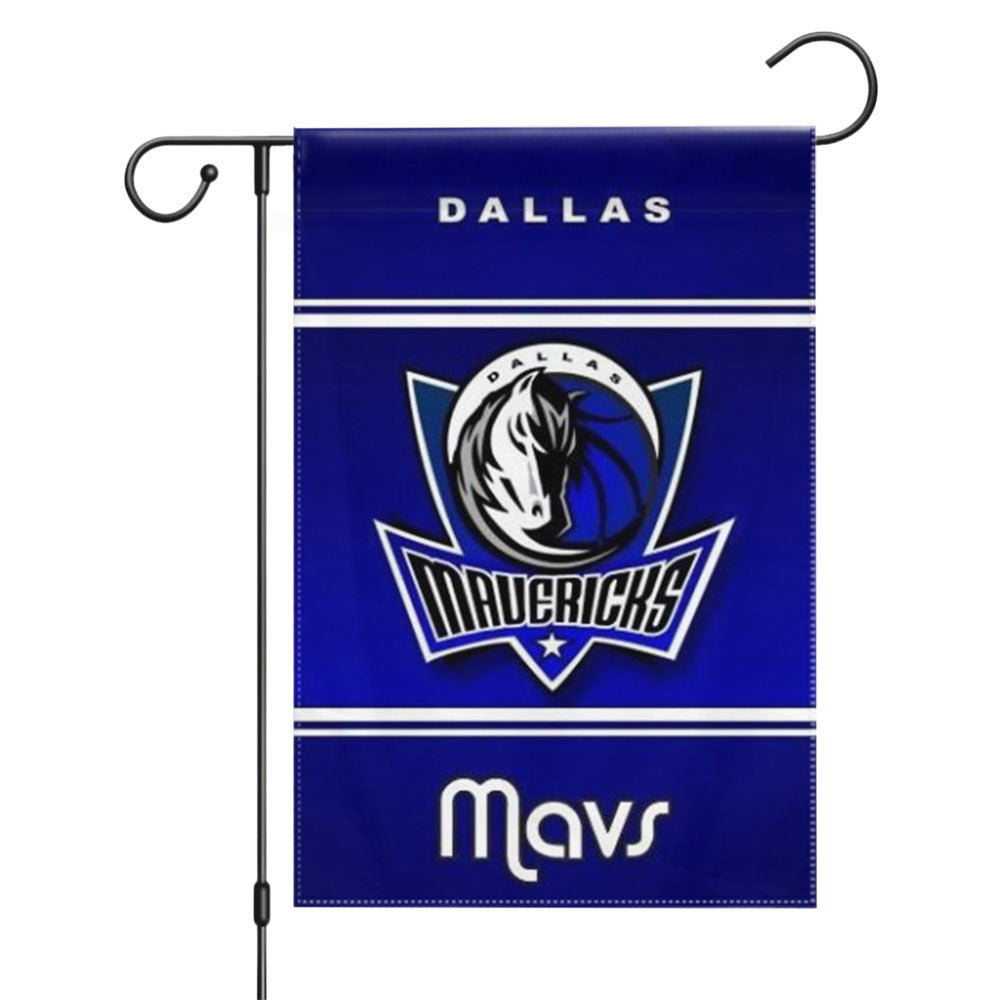 Dallas Mavericks Rough Bkg Garden Flags Yard Outdoor Lawn 12 X 18