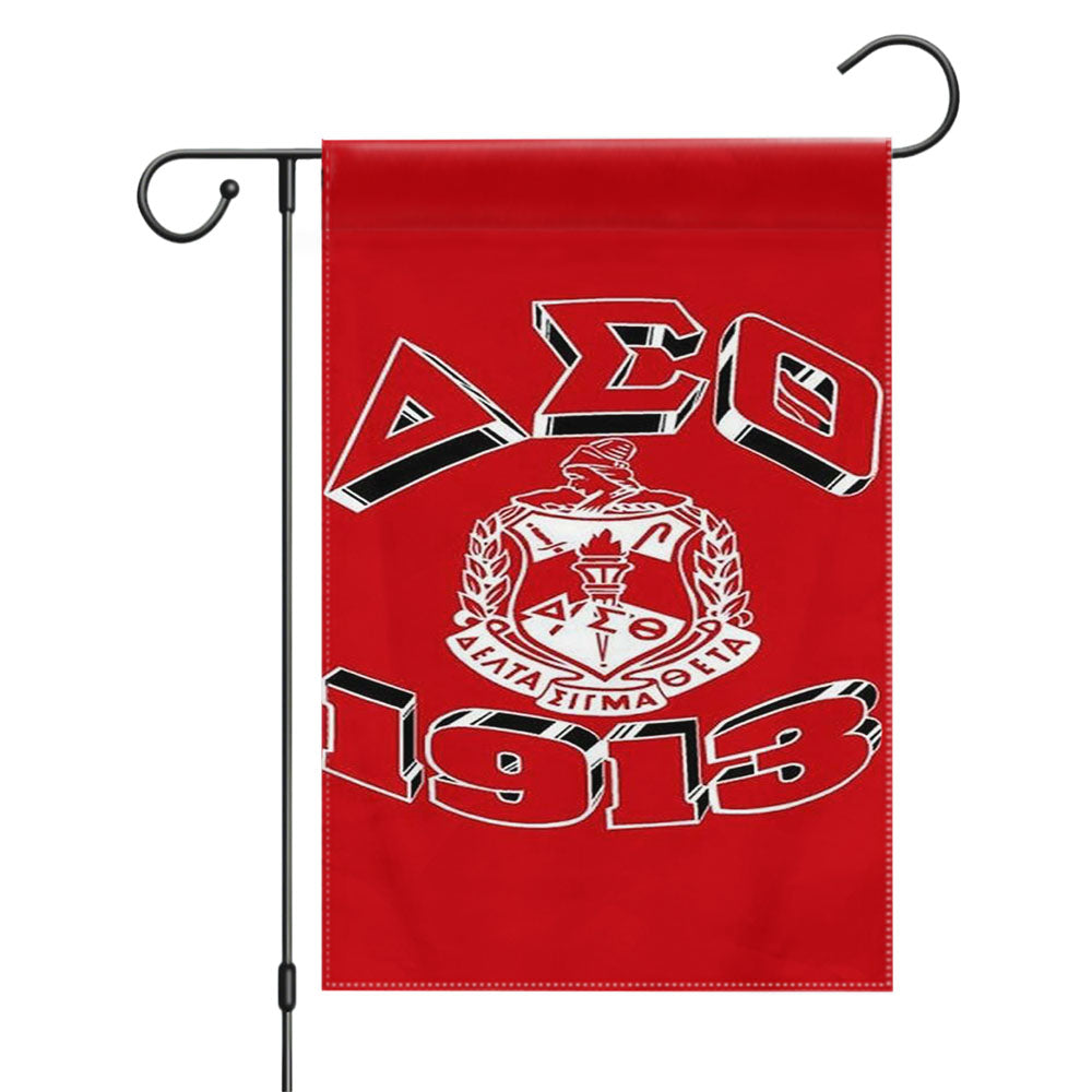 Delta Sigma Theta Icon Garden Flags Yard Outdoor Lawn 12 X 18