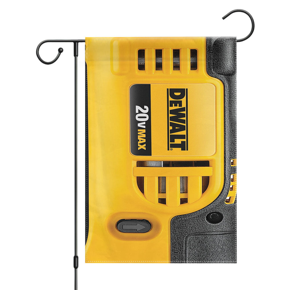 Dewalt Bluetooth Radio Garden Flags Yard Outdoor Lawn 12 X 18