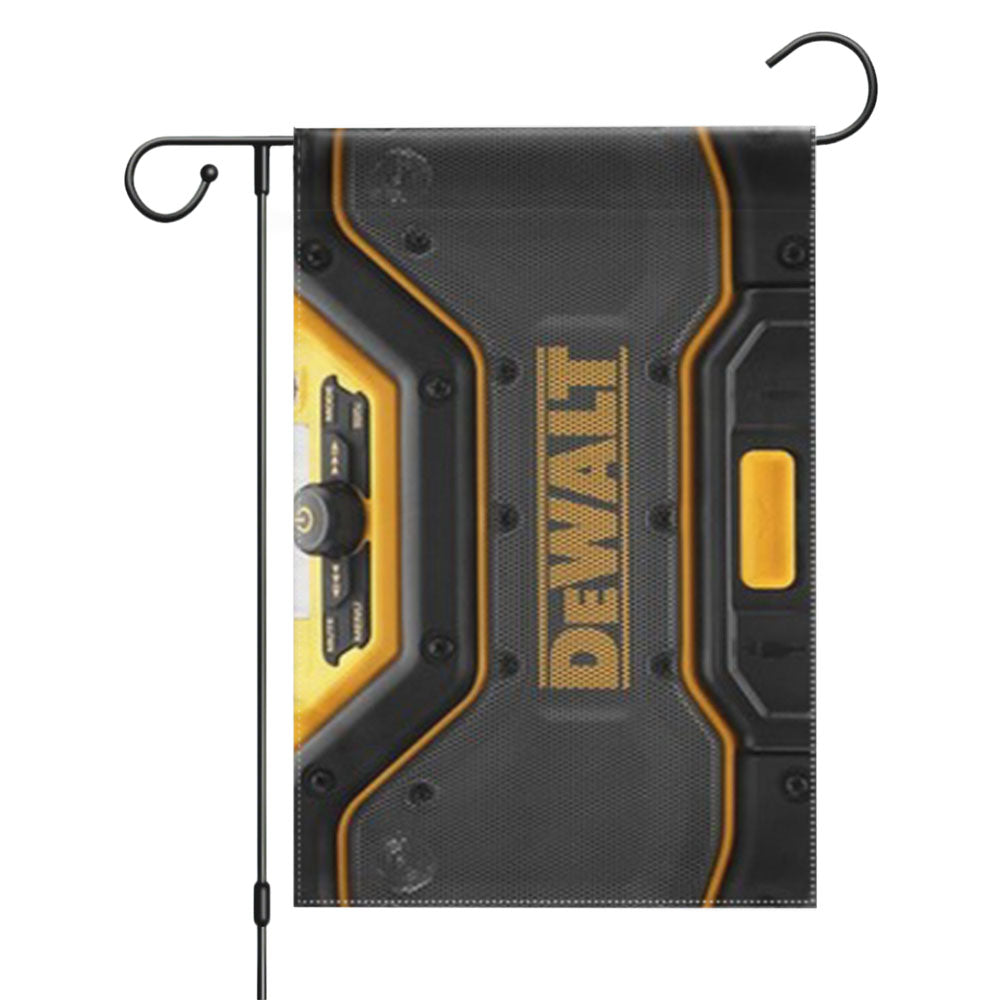 Dewalt Bluetooth Speaker Garden Flags Yard Outdoor Lawn 12 X 18