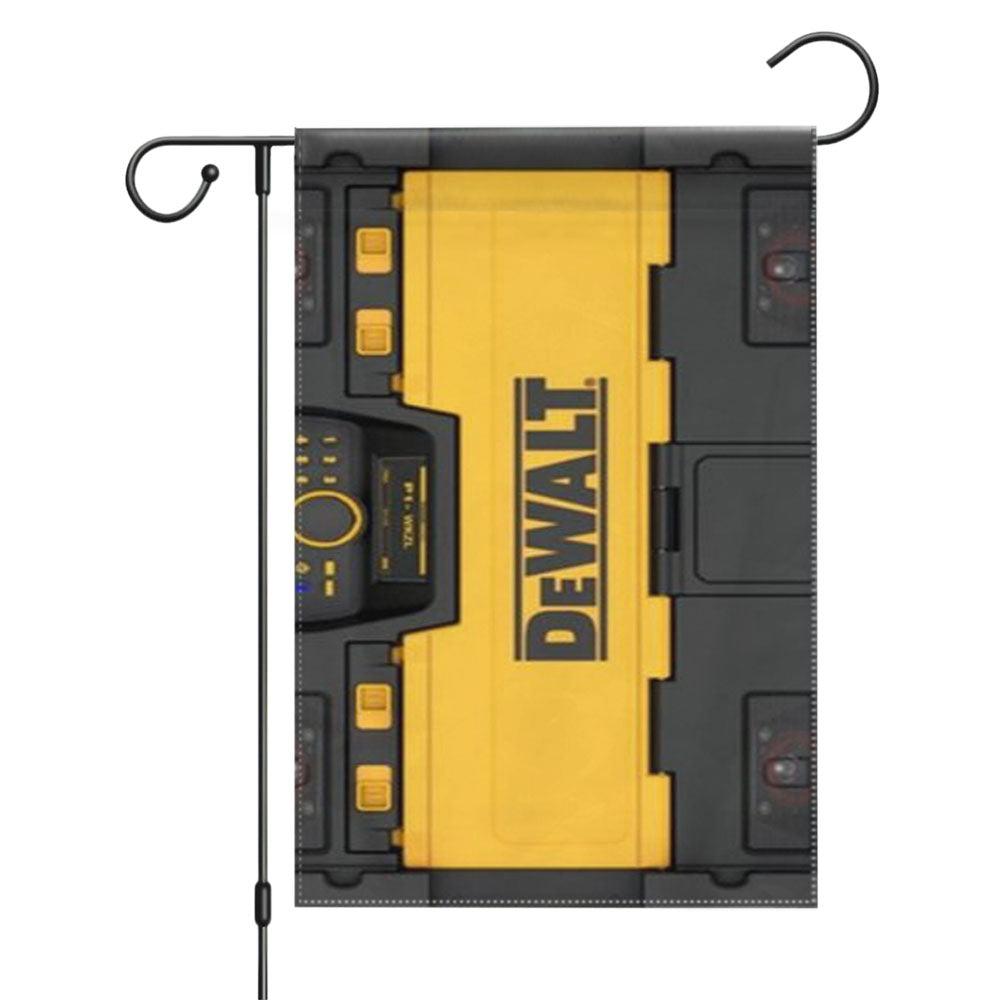 Dewalt Guaranteed Tough Logo Garden Flags Yard Outdoor Lawn 12 X 18