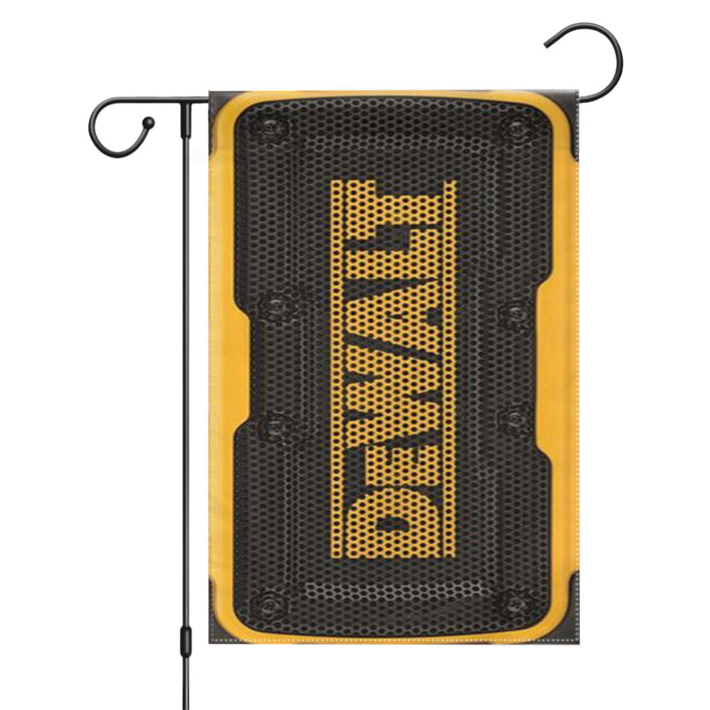 Dewalt Jobsite Radio Garden Flags Yard Outdoor Lawn 12 X 18