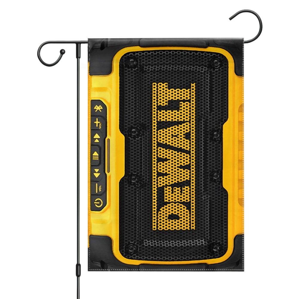 Dewalt Jobsite Yellow Radio Garden Flags Yard Outdoor Lawn 12 X 18