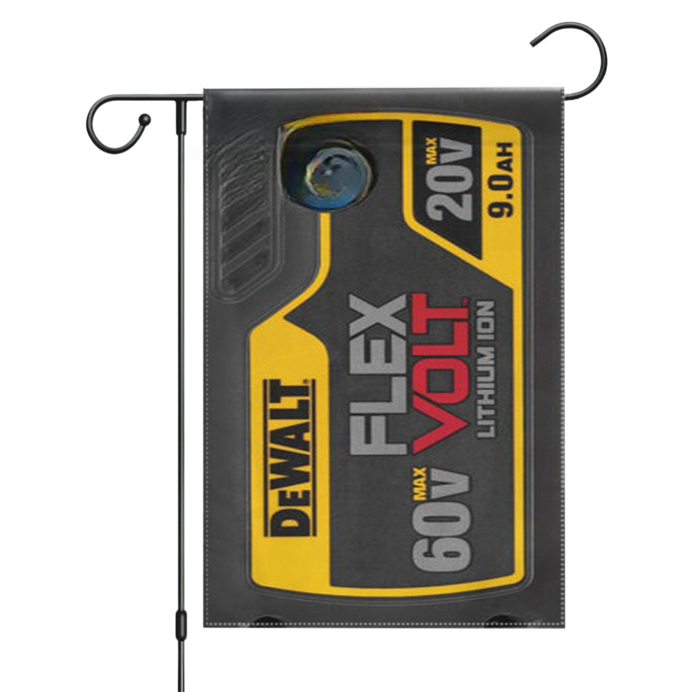 Dewalt System Music Radio Garden Flags Yard Outdoor Lawn 12 X 18