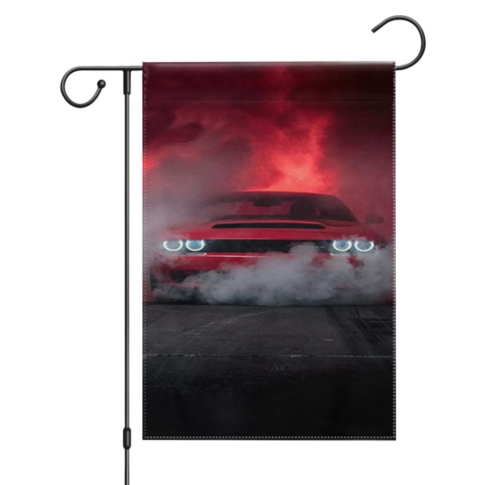 Dodge Demon Garden Flags Yard Outdoor Lawn 12 X 18