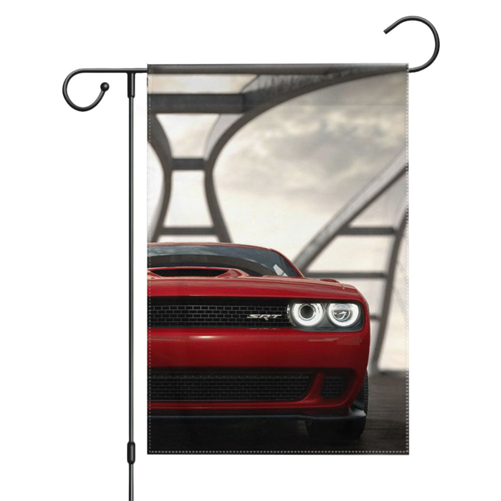 Dodge Srt Garden Flags Yard Outdoor Lawn 12 X 18