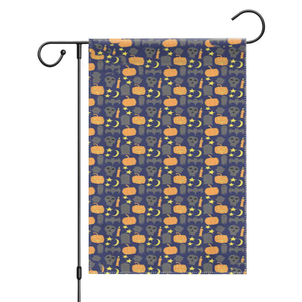 Doodle Halloween Garden Flags Yard Outdoor Lawn 12 X 18