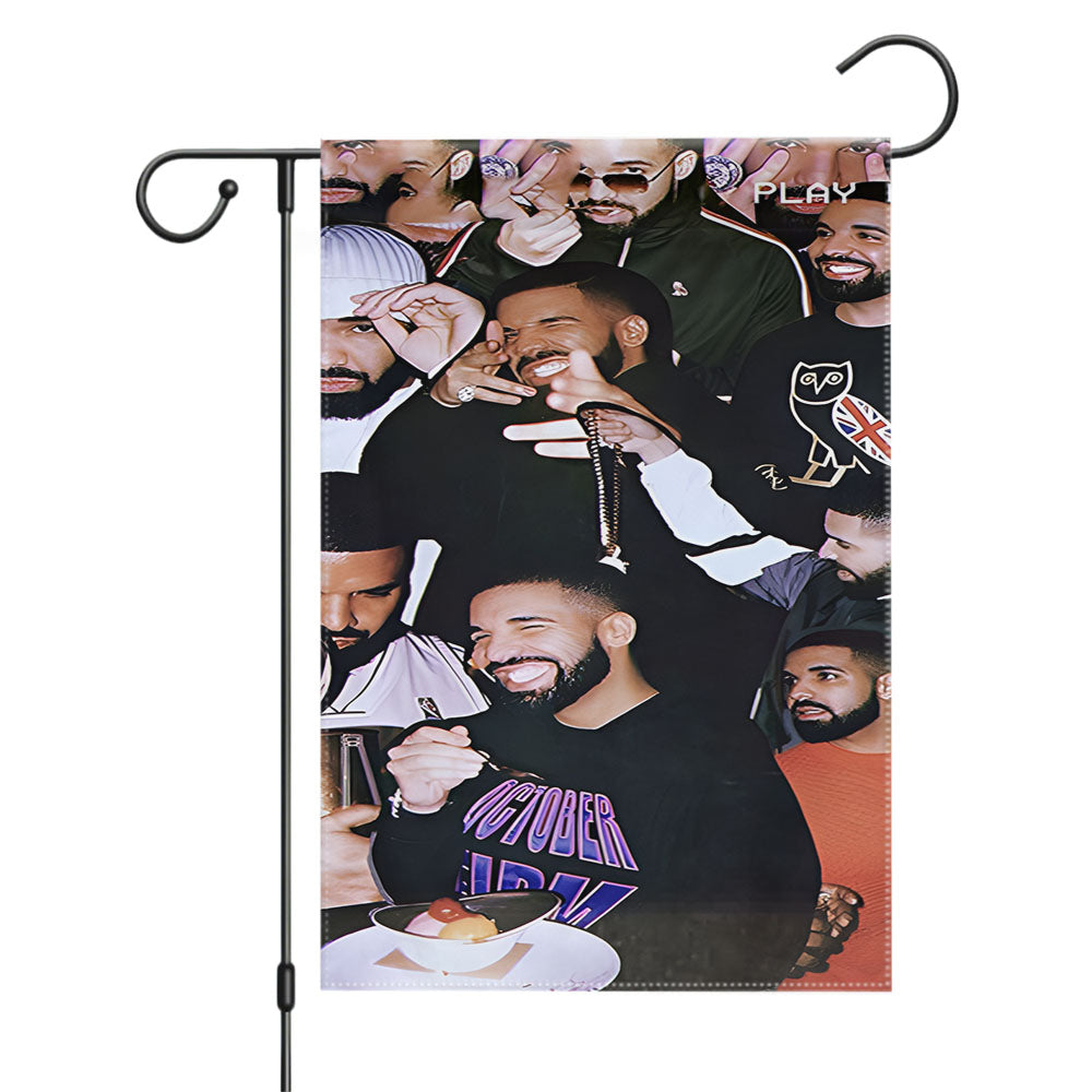 Drake Collage Garden Flags Yard Outdoor Lawn 12 X 18