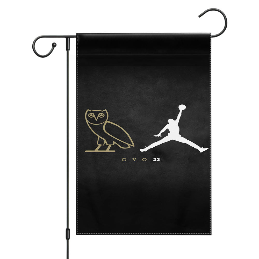 Drake Ovo X Jordan Garden Flags Yard Outdoor Lawn 12 X 18