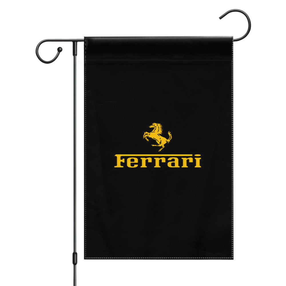 Ferrari Horse Garden Flags Yard Outdoor Lawn 12 X 18