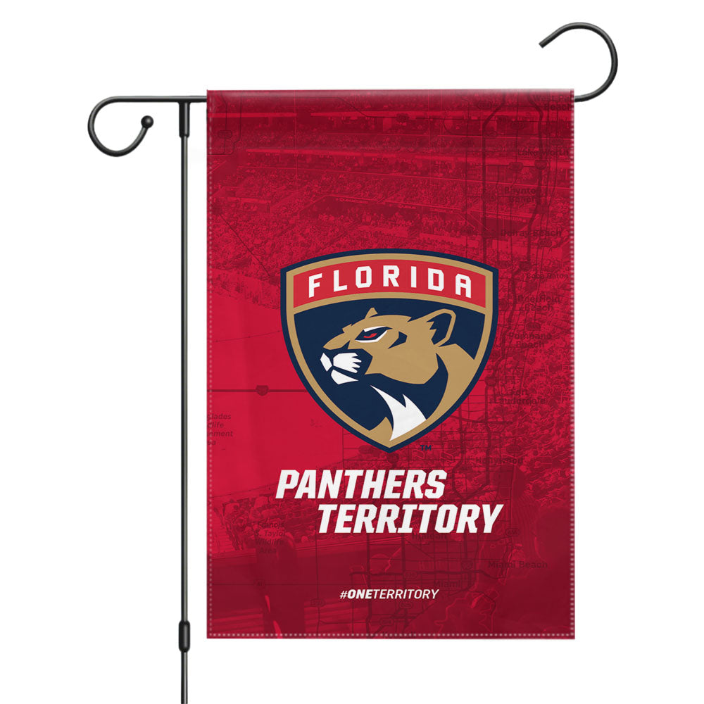 Florida Panthers Garden Flags Yard Outdoor Lawn 12 X 18