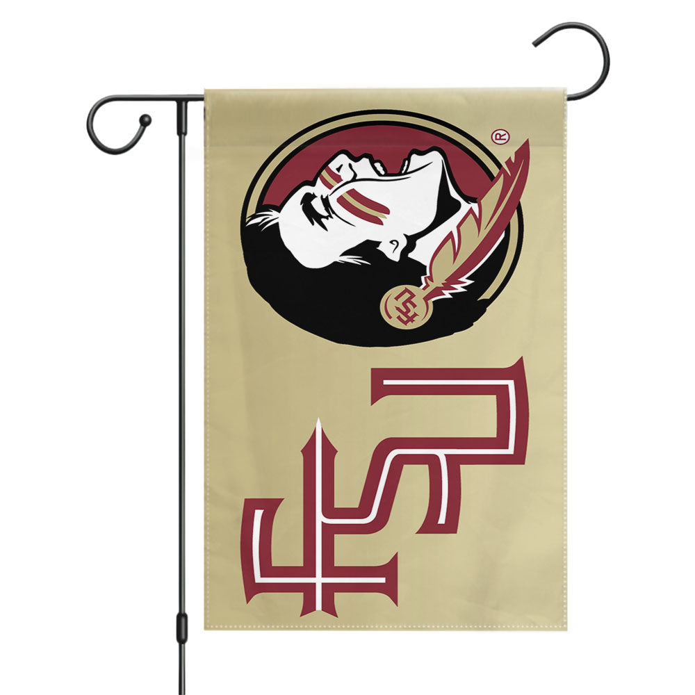 Florida State Fsu Football 4 Garden Flags Yard Outdoor Lawn 12 X 18