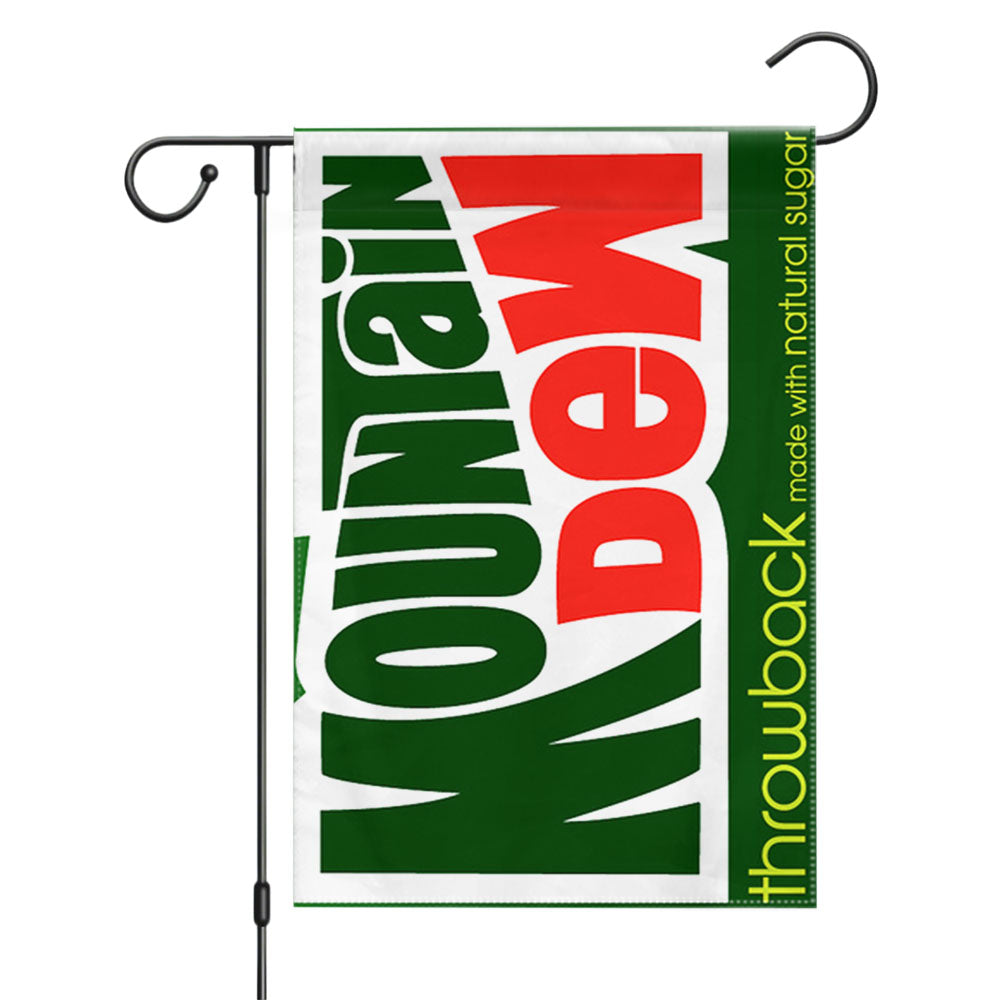 Funny Mountain Dew Garden Flags Yard Outdoor Lawn 12 X 18