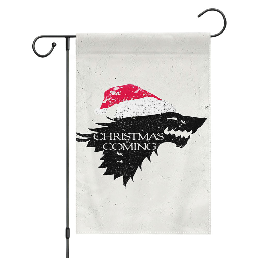 Game Of Throne Christmas Is Coming Garden Flags Yard Outdoor Lawn 12 X 18