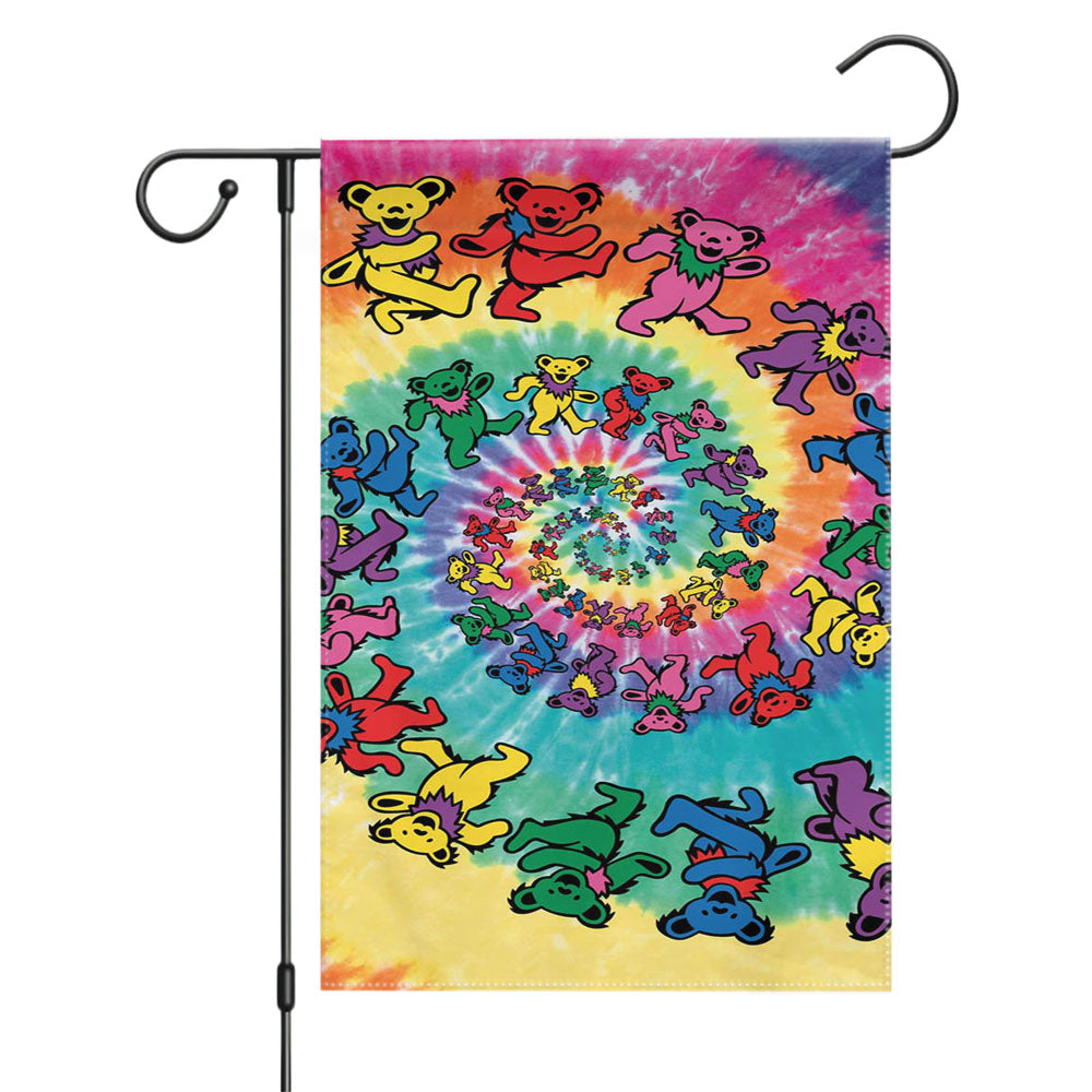 Grateful Dead Garden Flags Yard Outdoor Lawn 12 X 18