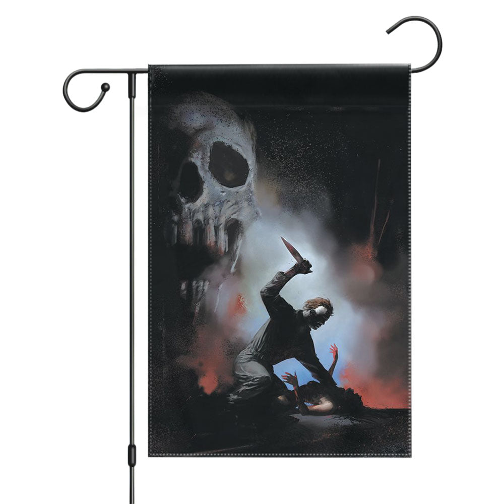 Halloween 2018 Killer Wallpaper Garden Flags Yard Outdoor Lawn 12 X 18