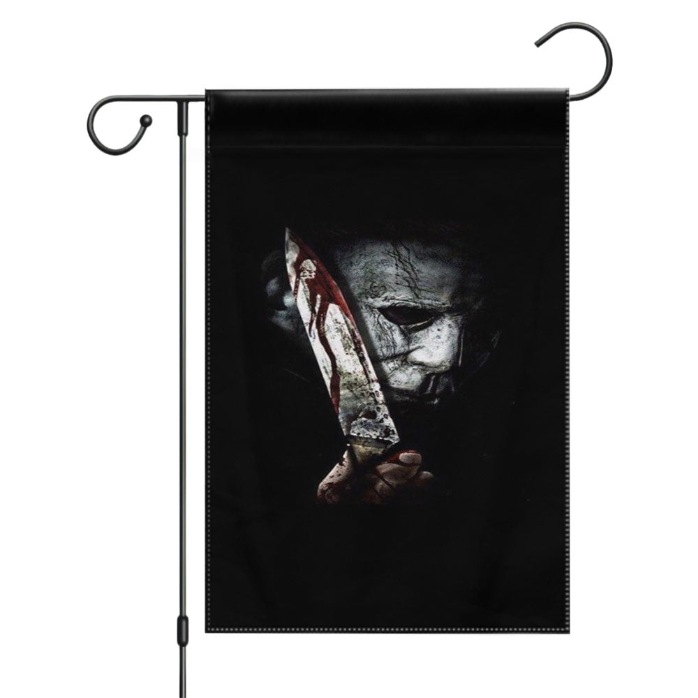 Halloween Aesthetic Creepy Halloween Background Garden Flags Yard Outdoor Lawn 12 X 18
