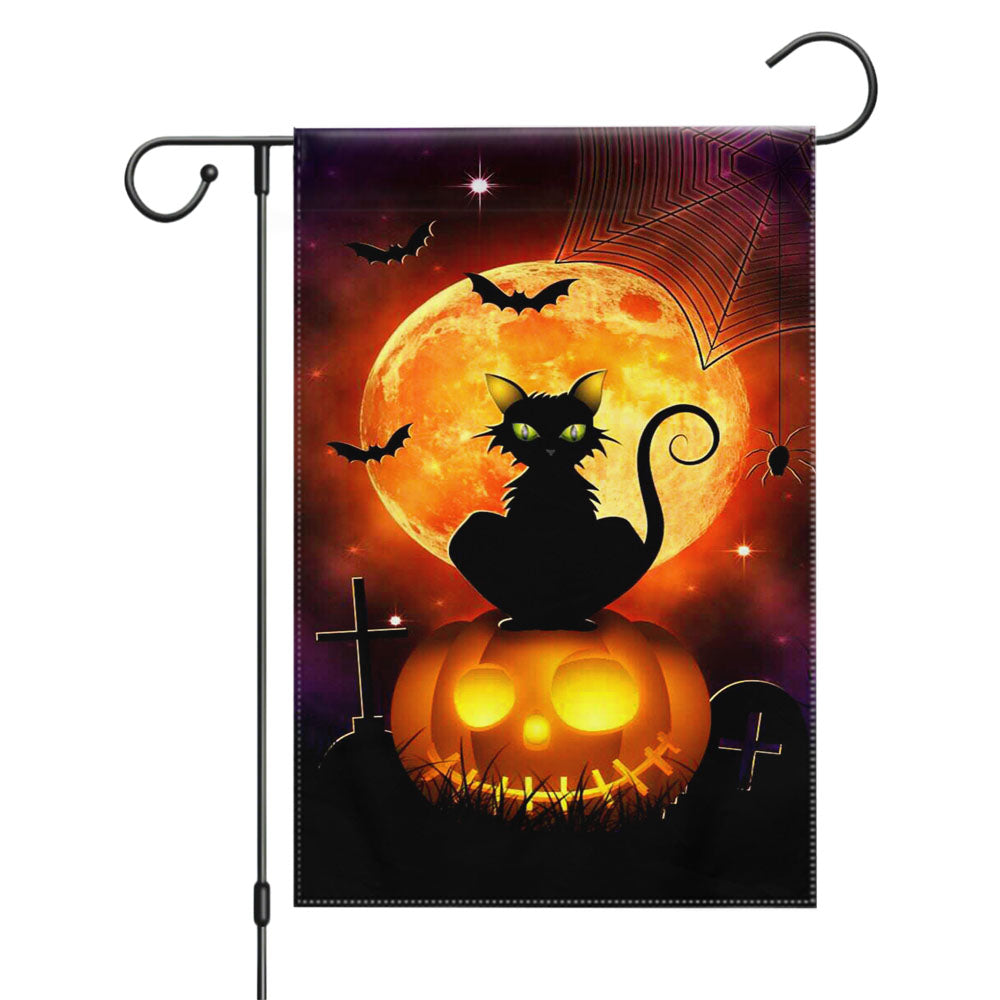 Halloween Casper The Friendly Garden Flags Yard Outdoor Lawn 12 X 18