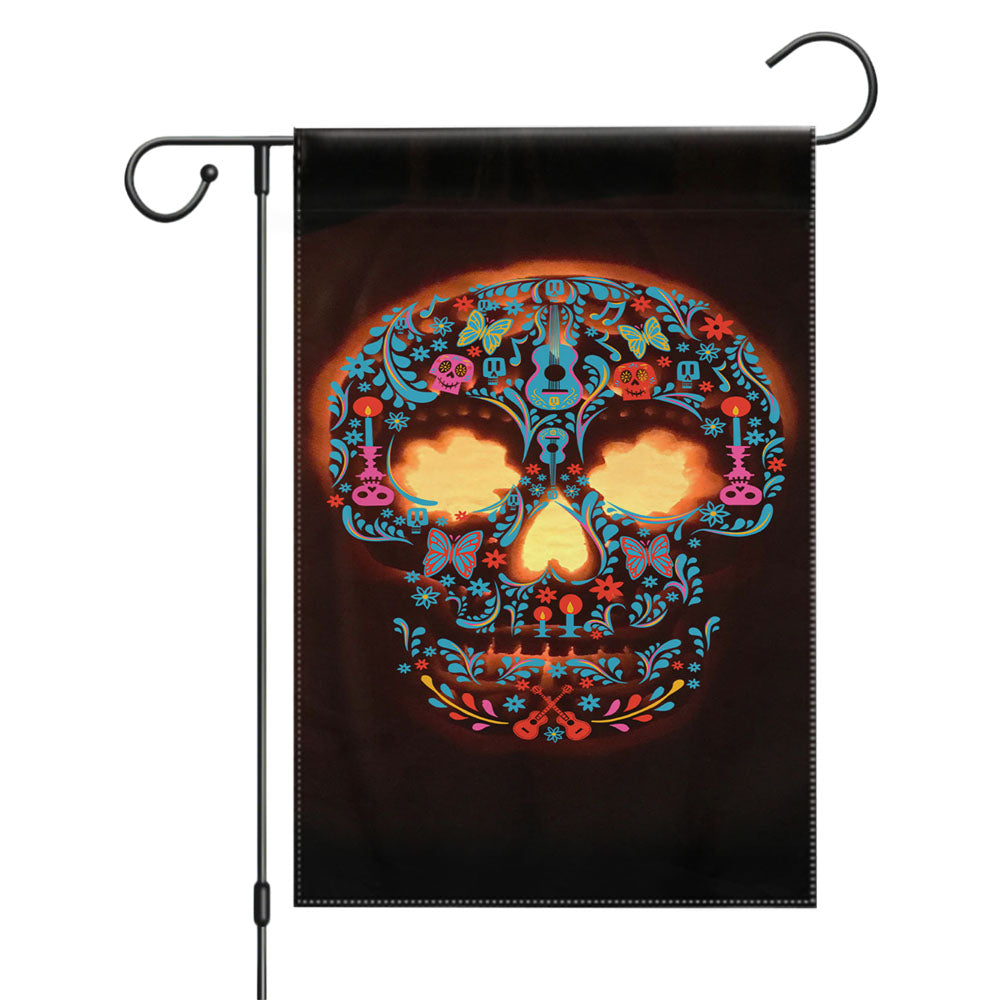 Halloween Smile Garden Flags Yard Outdoor Lawn 12 X 18