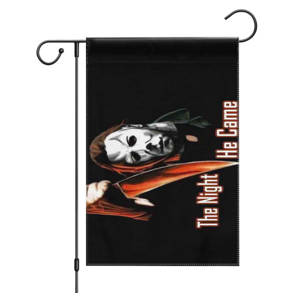 Halloween Wallpaper Garden Flags Yard Outdoor Lawn 12 X 18