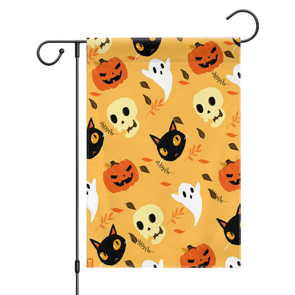Halloween Garden Flags Yard Outdoor Lawn 12 X 18