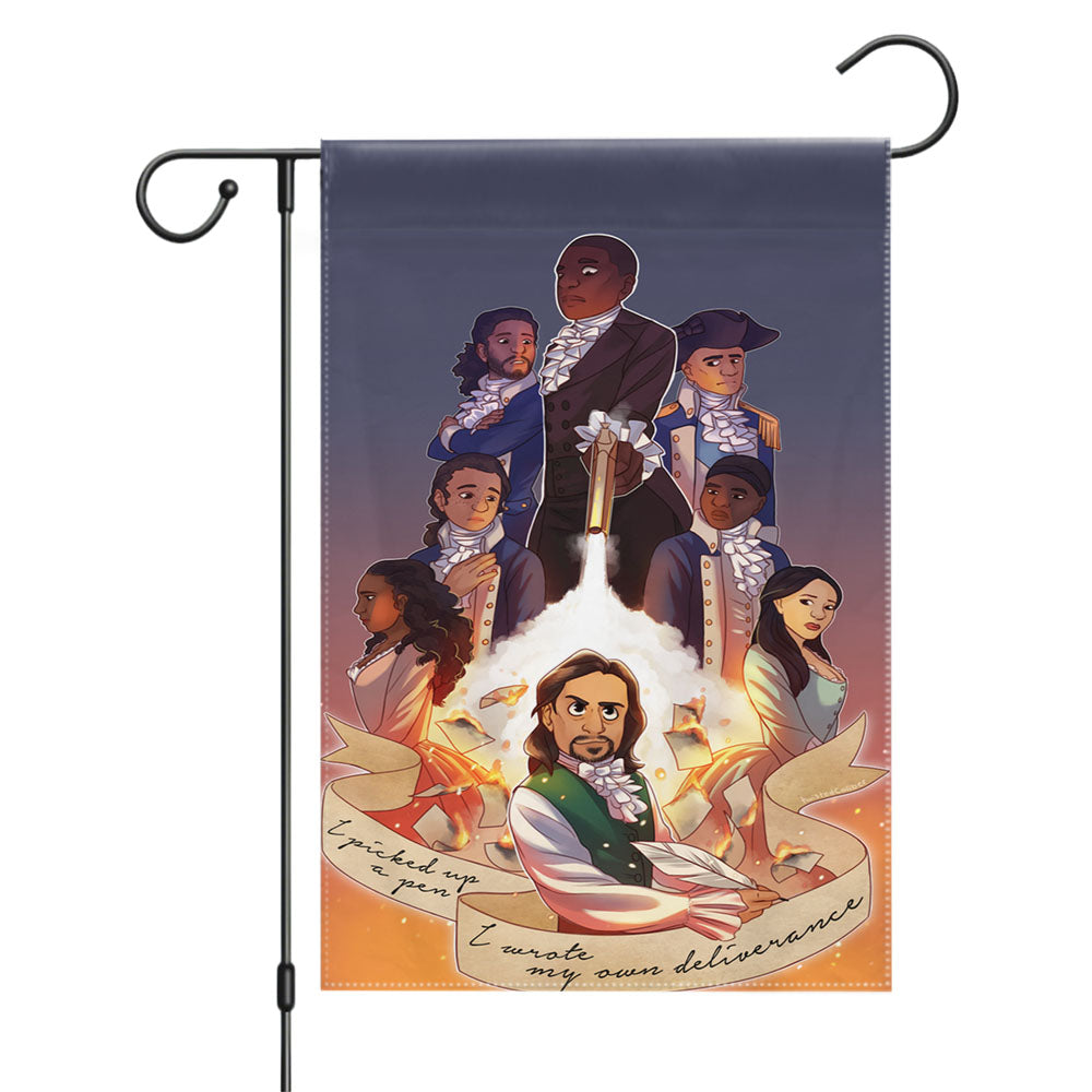Hamilton Broad Garden Flags Yard Outdoor Lawn 12 X 18