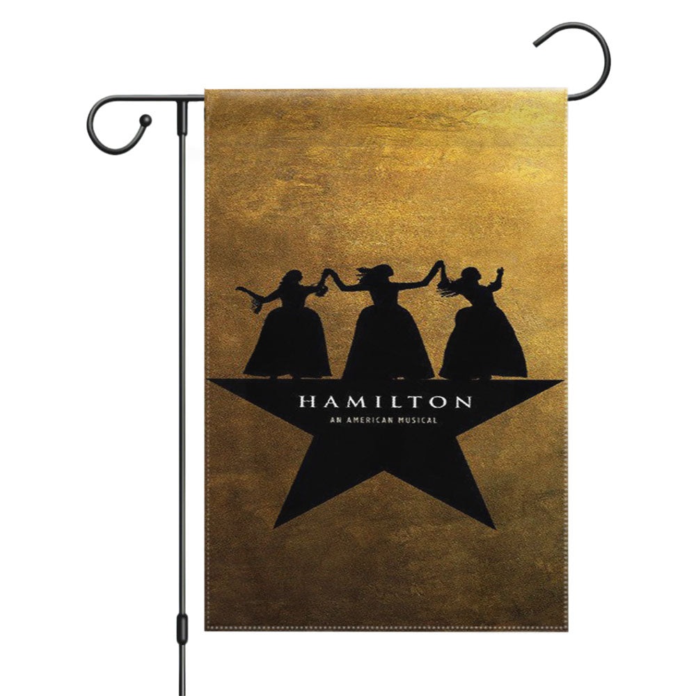 Hamilton The Musical Dies Garden Flags Yard Outdoor Lawn 12 X 18