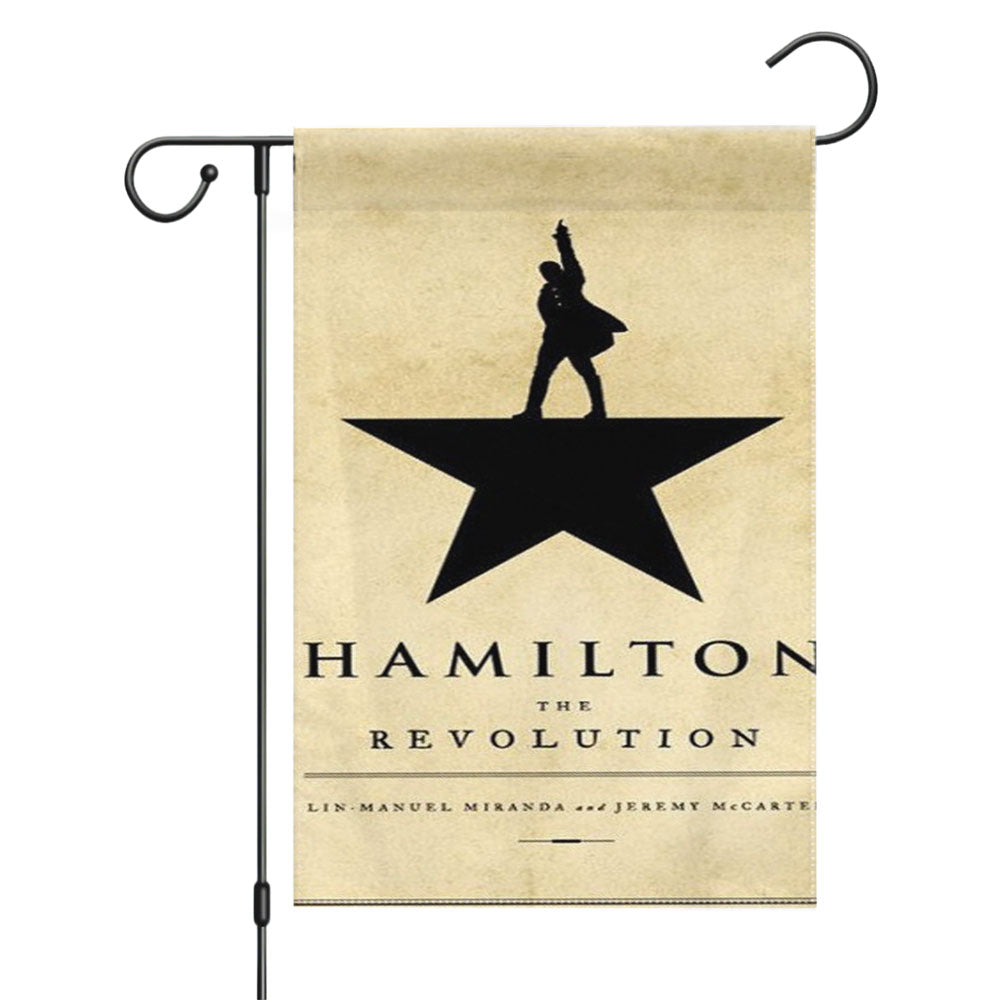 Hamilton The Ten Dollar Founding Father Garden Flags Yard Outdoor Lawn 12 X 18