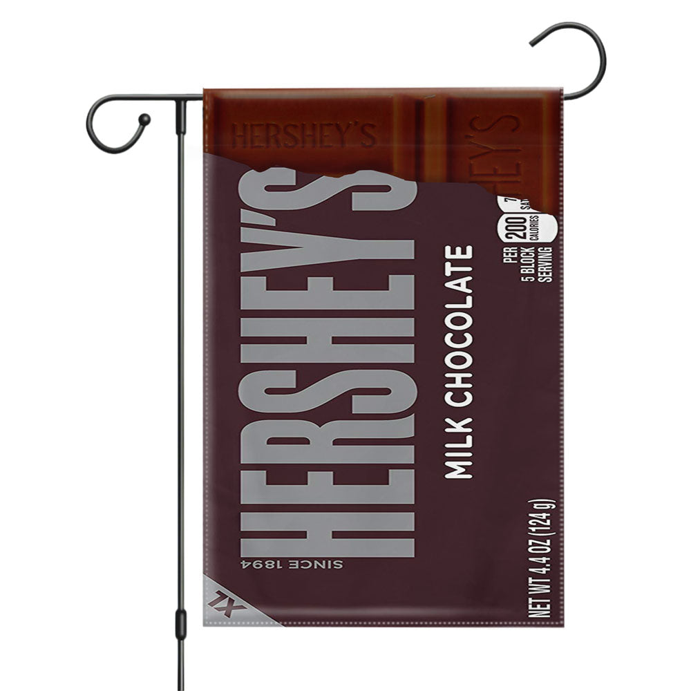 Hershey Milk Chocolate Candy Bar Xl Garden Flags Yard Outdoor Lawn 12 X 18