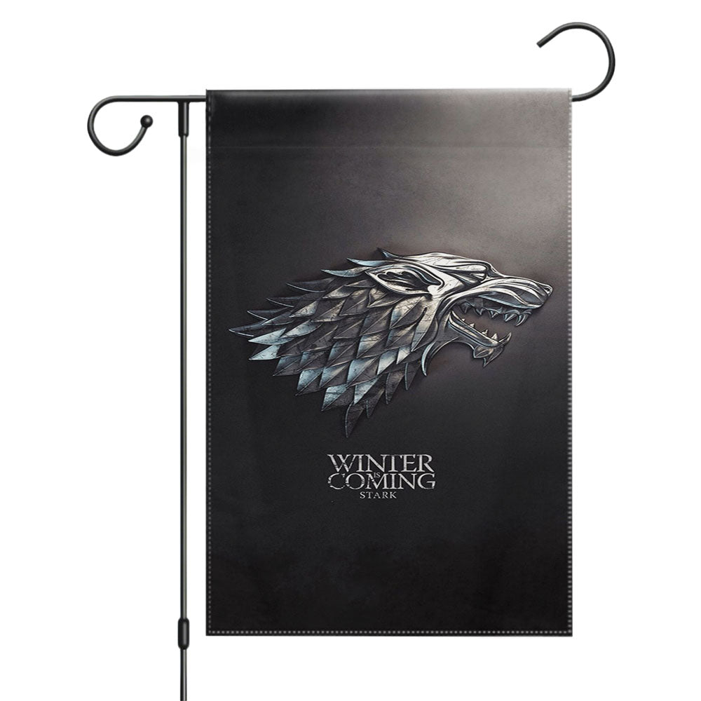 House Stark Winter Is Coming Stark Garden Flags Yard Outdoor Lawn 12 X 18
