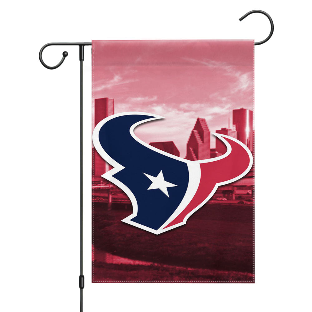 Houston Texans Christmas Sweater Garden Flags Yard Outdoor Lawn 12 X 18