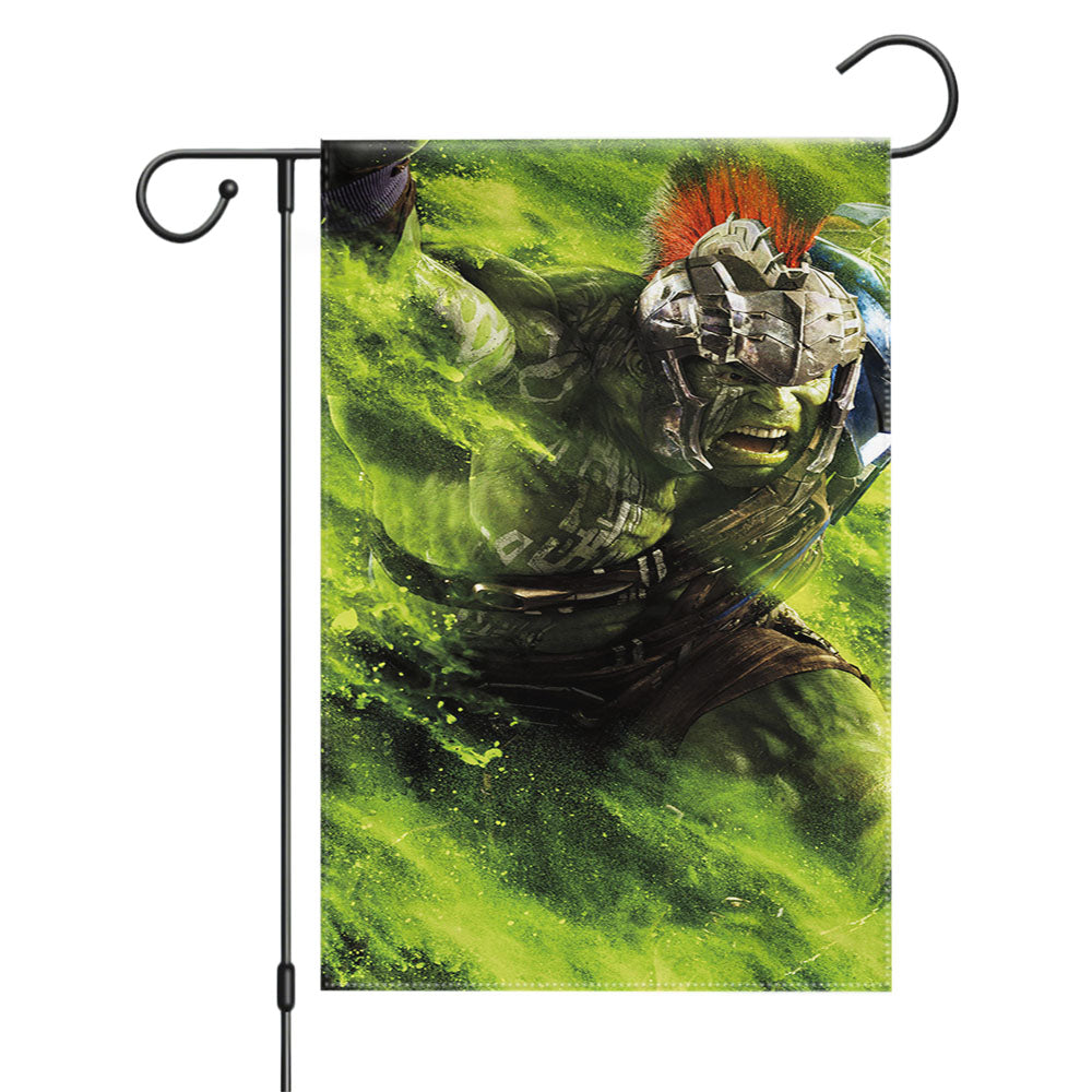 Hulk Has A Posse Garden Flags Yard Outdoor Lawn 12 X 18