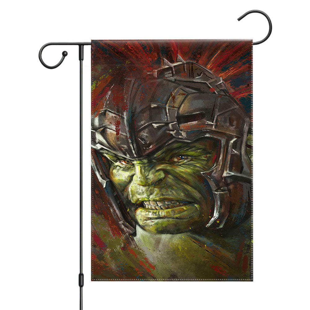 Hulk Man Garden Flags Yard Outdoor Lawn 12 X 18