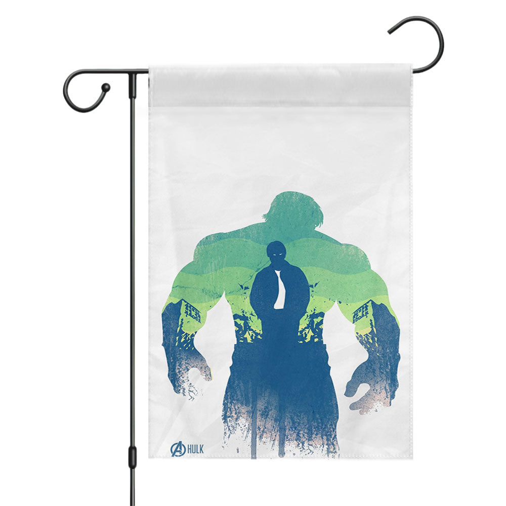 Hulk Vs Hulk Buster Iron Man Garden Flags Yard Outdoor Lawn 12 X 18