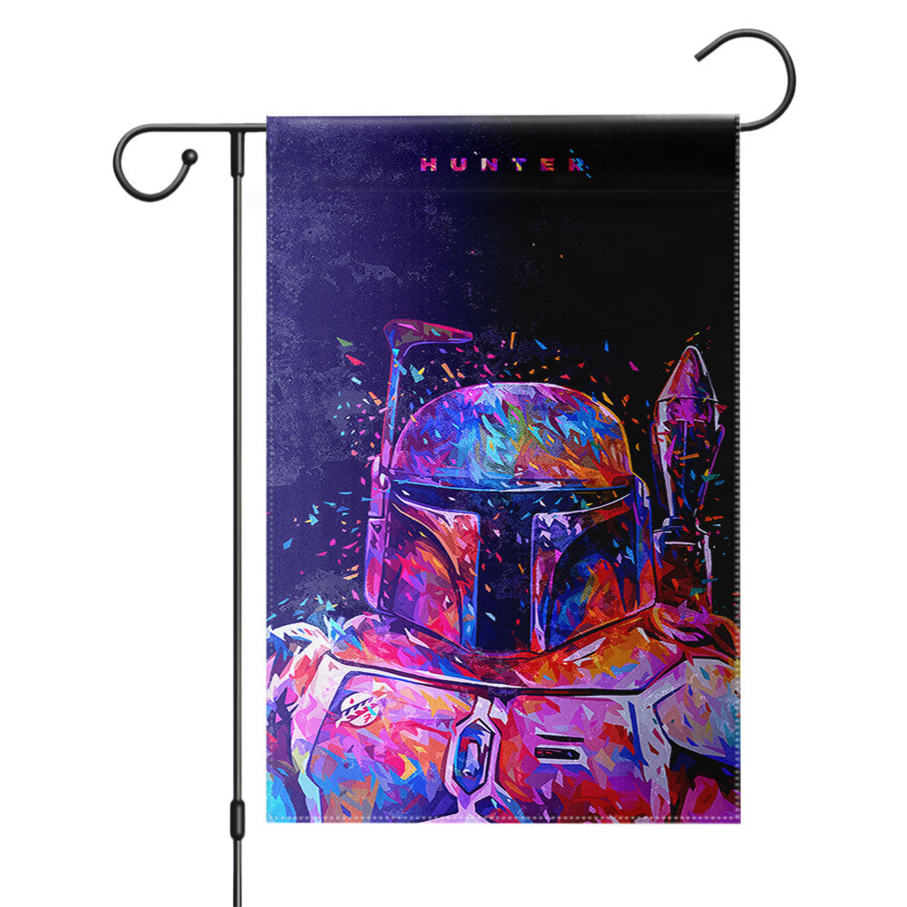 Hunter Of Star Wars Garden Flags Yard Outdoor Lawn 12 X 18