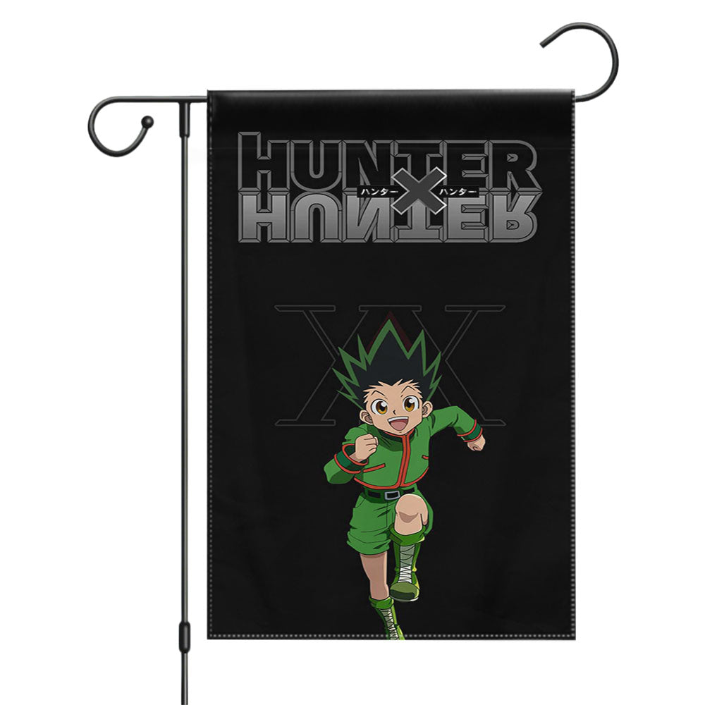 Hunter X Hunter Gon Garden Flags Yard Outdoor Lawn 12 X 18
