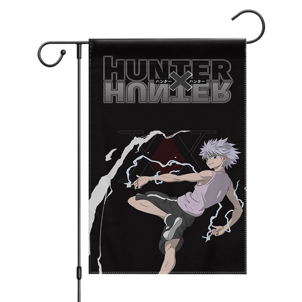 Hunter X Hunter License Card Garden Flags Yard Outdoor Lawn 12 X 18