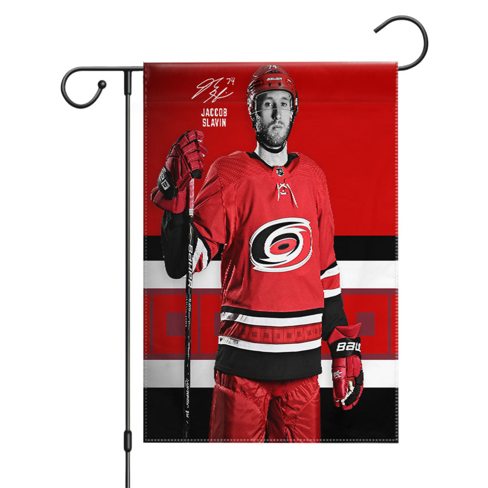 Hurricanes Uniform Nhl Garden Flags Yard Outdoor Lawn 12 X 18
