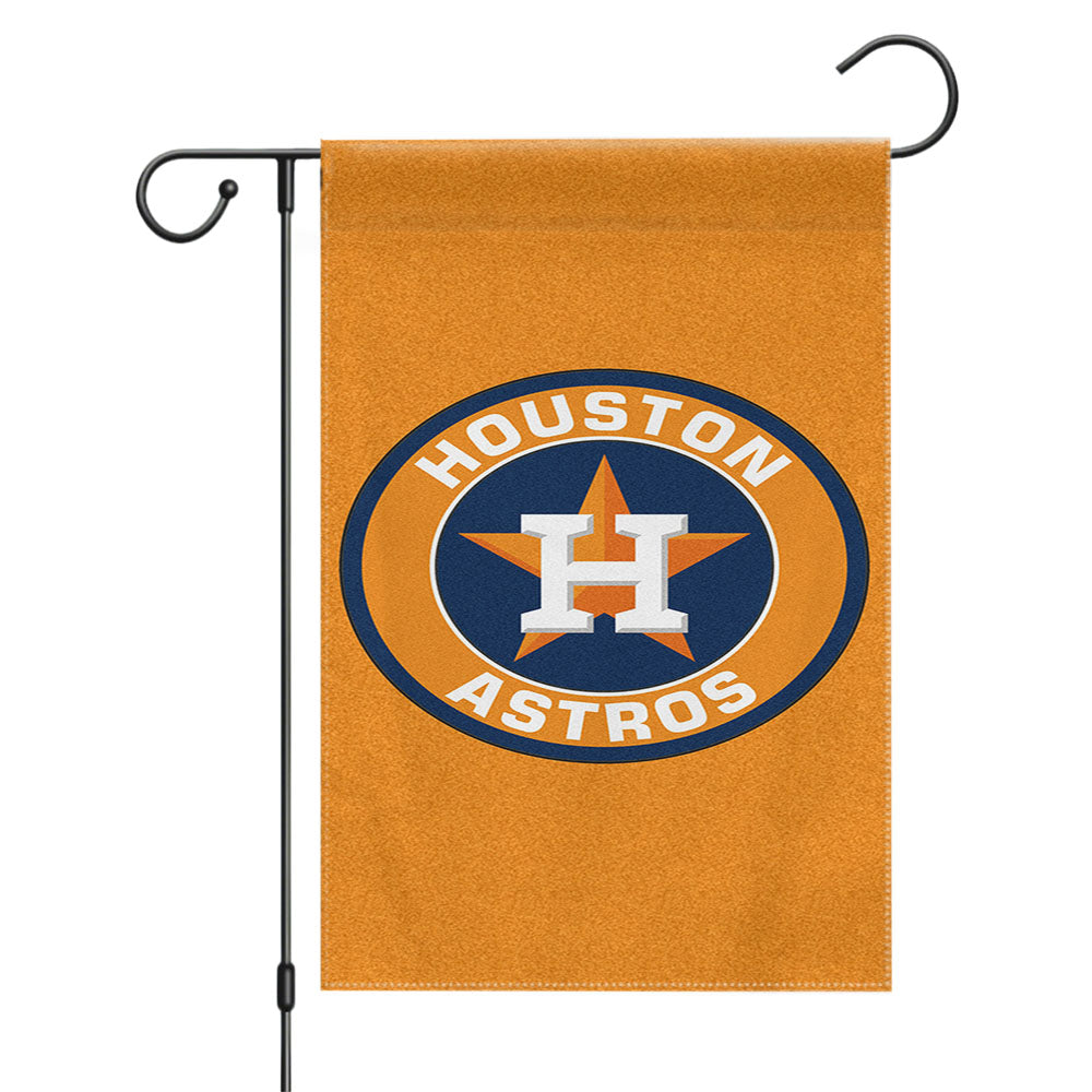 Huston Astros Garden Flags Yard Outdoor Lawn 12 X 18
