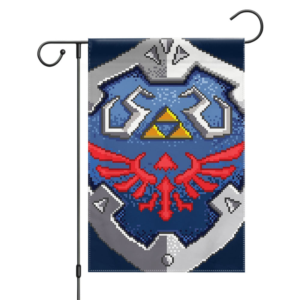 Hylian Shield Garden Flags Yard Outdoor Lawn 12 X 18