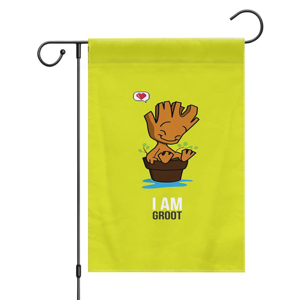 I Am Groot Plant Garden Flags Yard Outdoor Lawn 12 X 18