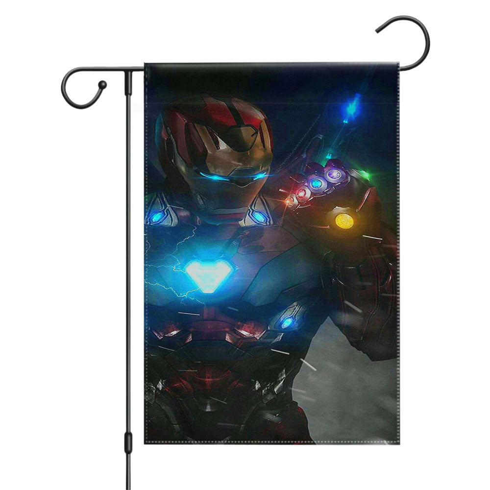 I Am Ironman Garden Flags Yard Outdoor Lawn 12 X 18