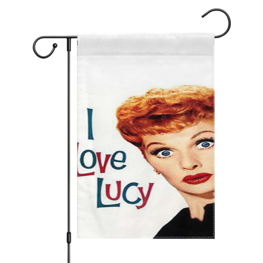 I Love Lucy Shock Garden Flags Yard Outdoor Lawn 12 X 18