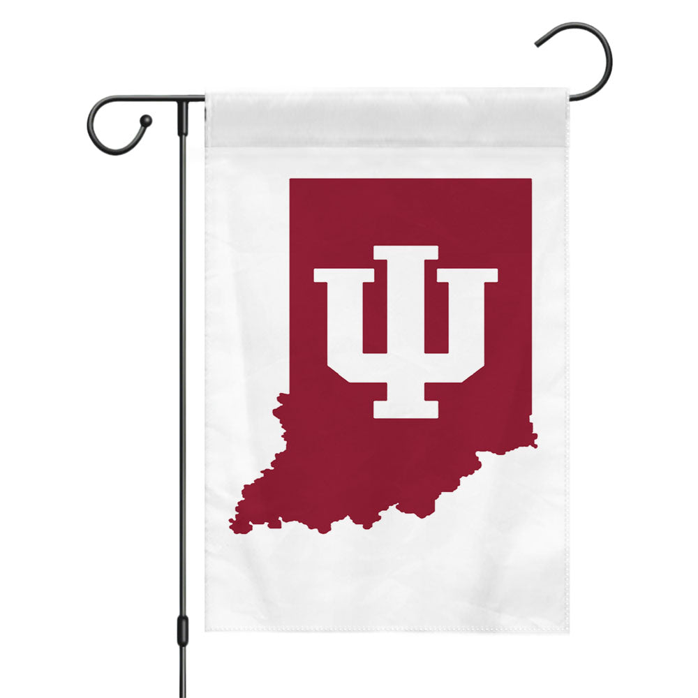 Indiana Hoosiers Helmet Garden Flags Yard Outdoor Lawn 12 X 18