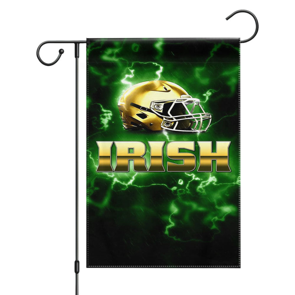 Irish Green Lighting Notre Dame Garden Flags Yard Outdoor Lawn 12 X 18