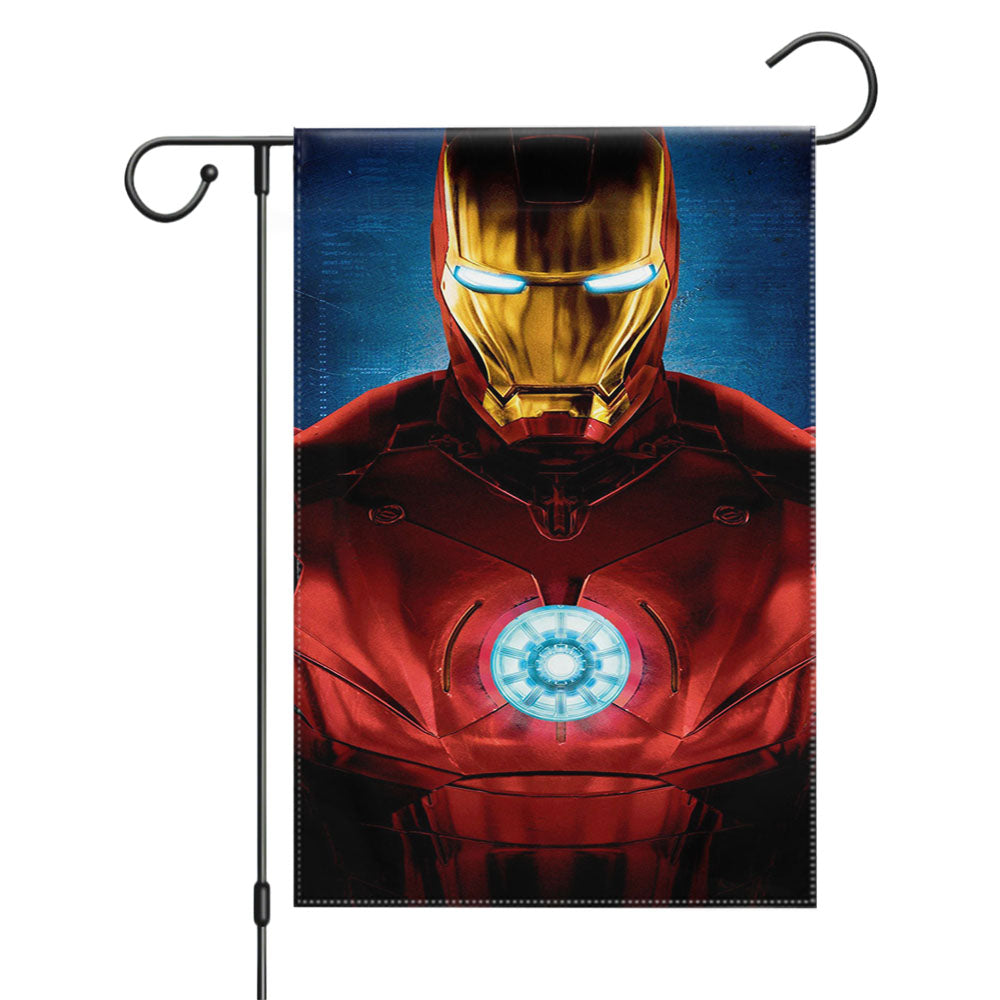 Iron Man Wpap Garden Flags Yard Outdoor Lawn 12 X 18